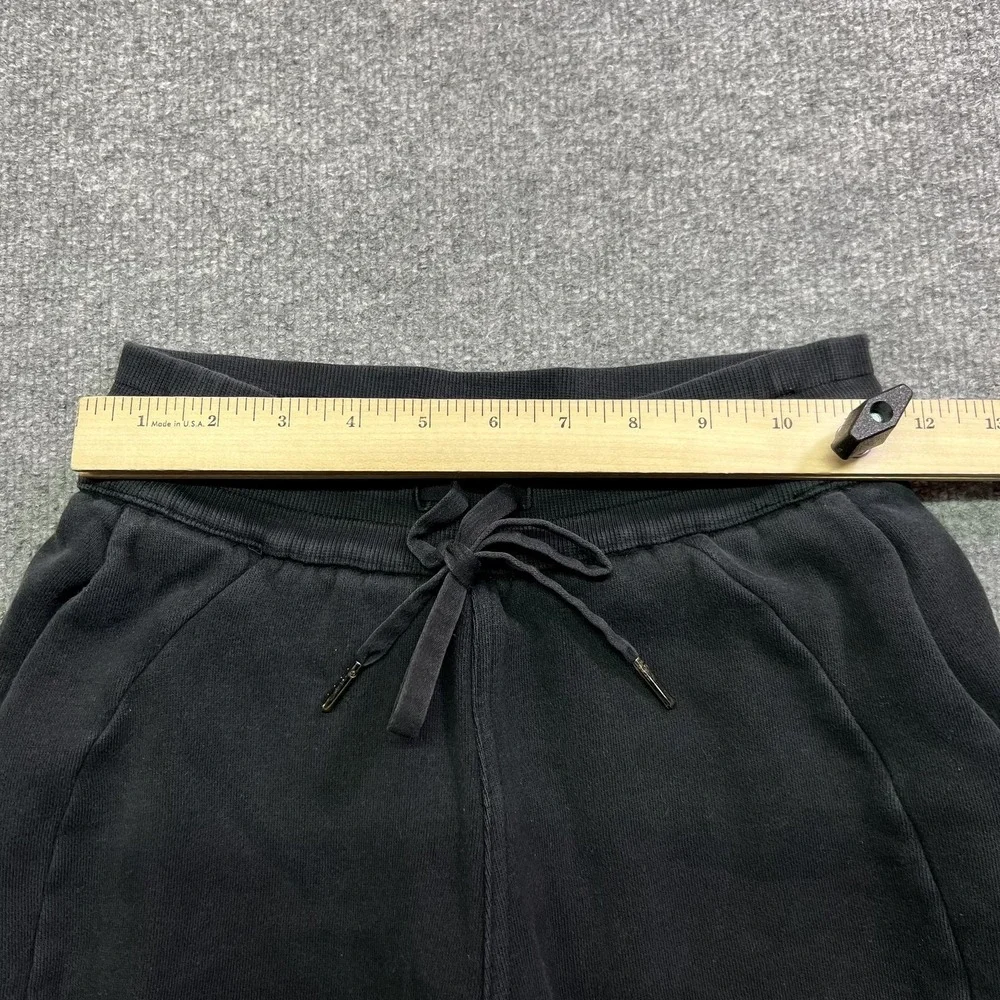 Lululemon Sweatpants Womens 2 Black Fleece Jogger Pockets Athletic LW5CUNS